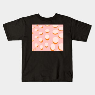 Double Bubble in Peach Kids T-Shirt